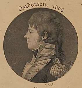 Anderson by Charles Balthazar Julien Févret de Saint-Mémin, 12 Mar 1770 - 23 Jun 1852