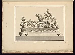 Andiron (Firedog) Design by Jean François Forty, active 1775 – 1790