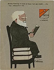 Andrew Carnegie by Carlo de Fornaro, 1871 - 1949