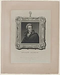 Andrew Jackson by James Barton Longacre, 11 Aug 1794 - 1 Jan 1869