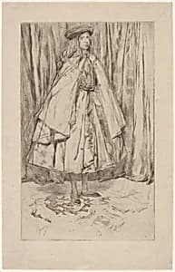Annie Haden by James McNeill Whistler (1834-1903)