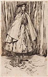 Annie Haden by James McNeill Whistler (1834-1903)