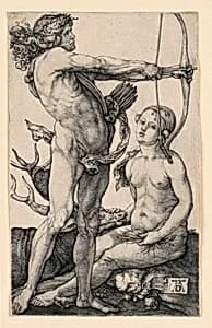 Apollo and Diana by Albrecht Dürer, German, 1471–1528