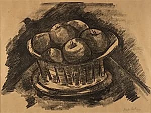 Apples in Basket by Marsden Hartley