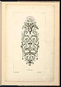 Arabesque Design by Aubert Henri Joseph A. Parent, French, 1753–1835