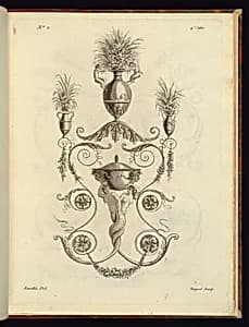 Arabesque Design by Etienne de Lavallée, French, 1735 – 1802