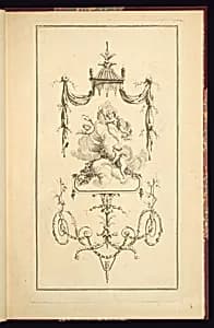 Arabesque Design by Michel, French, active 18th century
