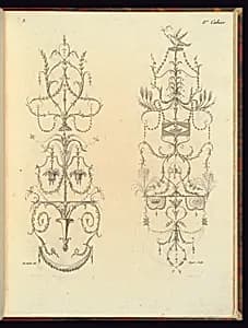 Arabesque Designs by Berthelot, French, active late 18th century