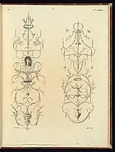 Arabesque Designs by Berthelot, French, active late 18th century