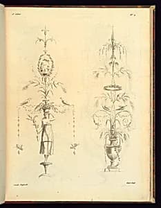 Arabesque Designs by Etienne de Lavallée, French, 1735 – 1802