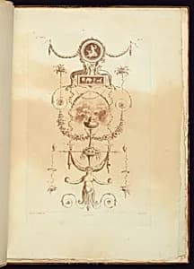 Arabesque Ornament Design by Etienne de Lavallée, French, 1735 – 1802