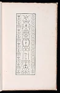 Arabesque Ornament Design by Charles Normand, French, 1765 – 1840