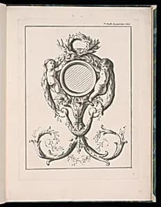 Arabesque Ornament Design by Jean-Baptiste Huet, French, 1745 – 1811