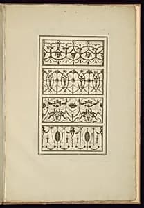 Arabesque Ornament Designs by Jean-Baptiste Fay, French, active 1765 – 1790s