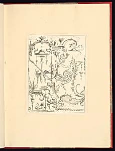 Arabesque Ornament Designs by Claude Gillot, French, 1673–1722