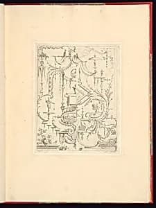 Arabesque Ornament Designs by Claude Gillot, French, 1673–1722