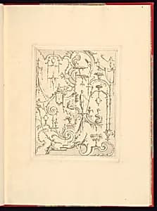 Arabesque Ornament Designs by Claude Gillot, French, 1673–1722