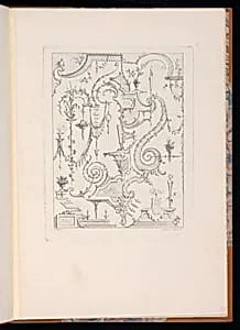 Arabesque Ornament Designs by Claude Gillot, French, 1673–1722