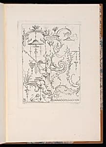 Arabesque Ornament Designs by Claude Gillot, French, 1673–1722