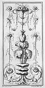 Arabesque Panel Design by Gilles Paul Cauvet, French, 1731–1788