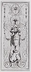 Arabesque Panel Design by Gilles Paul Cauvet, French, 1731–1788