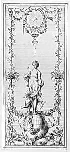 Arabesque Panel Design by Gilles Paul Cauvet, French, 1731–1788