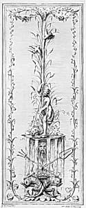 Arabesque Panel Design by Gilles Paul Cauvet, French, 1731–1788