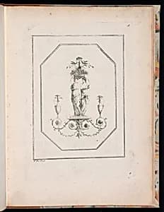 Arabesque Panel Design by Juste-François Boucher, French, 1736 – 1782