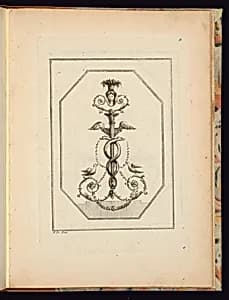Arabesque Panel Design by Juste-François Boucher, French, 1736 – 1782