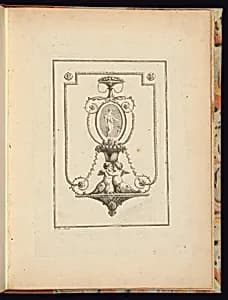 Arabesque Panel Design by Juste-François Boucher, French, 1736 – 1782