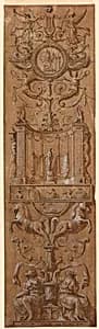 Arabesque Panel by Jean Louis Prieur, French, 1732 - 1795