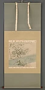 Arashiyama in Snow by Utagawa Hiroshige 歌川広重 (1797-1858)