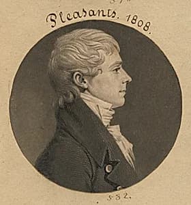 Archibald Pleasants, Jr. by Charles Balthazar Julien Févret de Saint-Mémin, 12 Mar 1770 - 23 Jun 1852