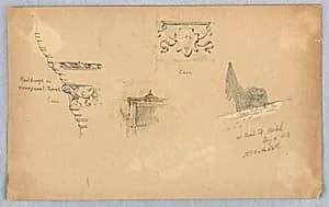 Architectural Details by Arnold William Brunner, American, 1857–1925