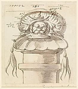 Architectural Ornament. by Carlo Marchionni, Italian, 1702–1786