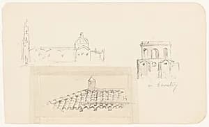 Architectural Sketches, Mexico by Frederic Edwin Church, American, 1826–1900