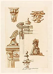 Architectural Studies by Filippo Marchionni, Italian, 1732–1805