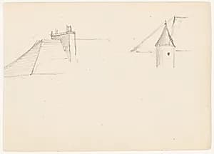 Architecture Sketches, Switzerland by Frederic Edwin Church, American, 1826–1900