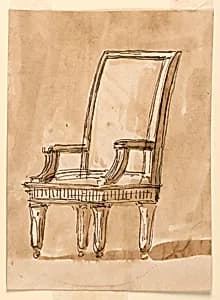 Armchair by Giuseppe Barberi, Italian, 1746–1809
