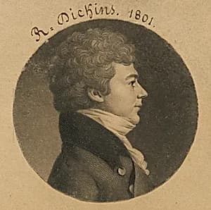 Asbury Dickins by Charles Balthazar Julien Févret de Saint-Mémin, 12 Mar 1770 - 23 Jun 1852