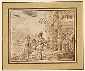 Ascetic and Courtier by Unknown