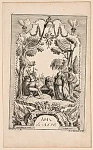 Asia by Martin Engelbrecht, German, 1684–1756