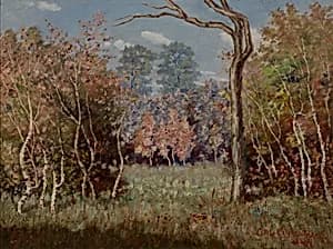 Autumn Landscape by Louis Eilshemius, American, b. Arlington, New Jersey, 1864–1941