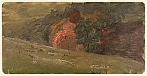 Autumn Landscape, Vermont by Frederic Edwin Church, American, 1826–1900