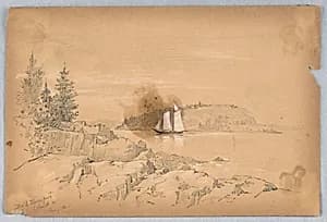 Bald Porcupine Island by Arnold William Brunner, American, 1857–1925