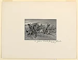 Bandits Pursuing Cowboys by Victor Semon Pérard, American, 1870–1957