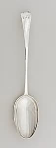 Basting spoon by Ebenezer Coker, British, active ca. 1738 - 1783