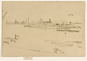 Battersea Morn by James McNeill Whistler (1834-1903)