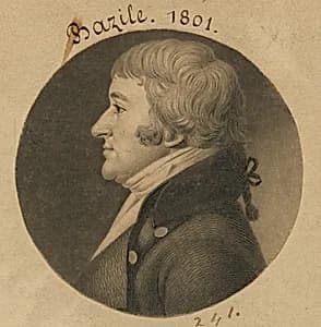 Bazile by Charles Balthazar Julien Févret de Saint-Mémin, 12 Mar 1770 - 23 Jun 1852