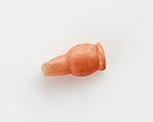 Bead; bottle form by Unknown